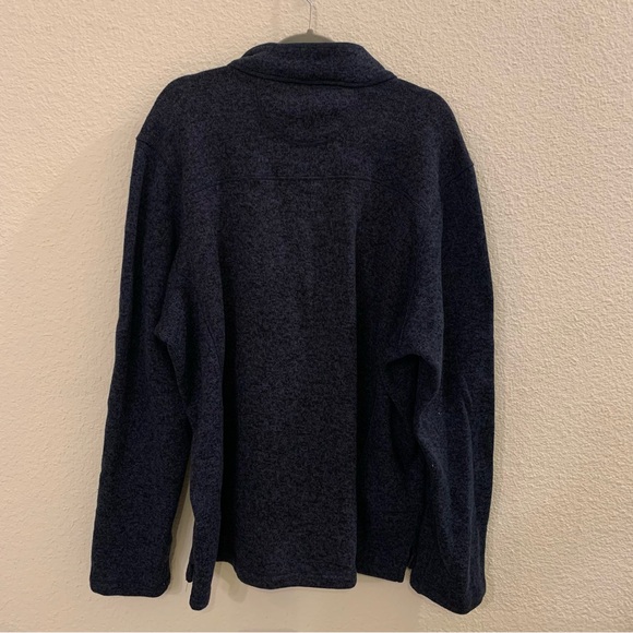 Woolrich men’s XXL 2XL navy quarter zip pullover sweatshirt - Picture 6 of 6